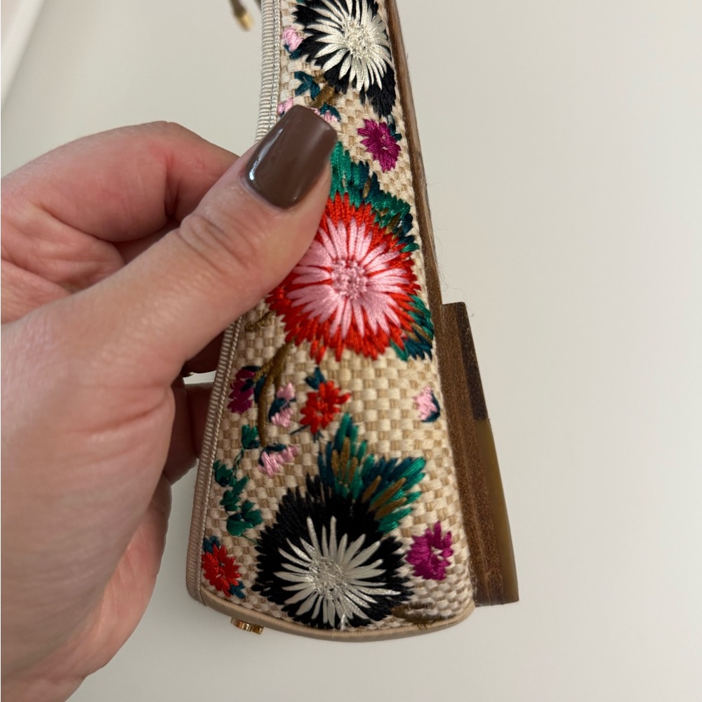 Kate Spade New York Wilton Floral Embroidered Ballet Flats Size 8.5 - Picture 5 of 8